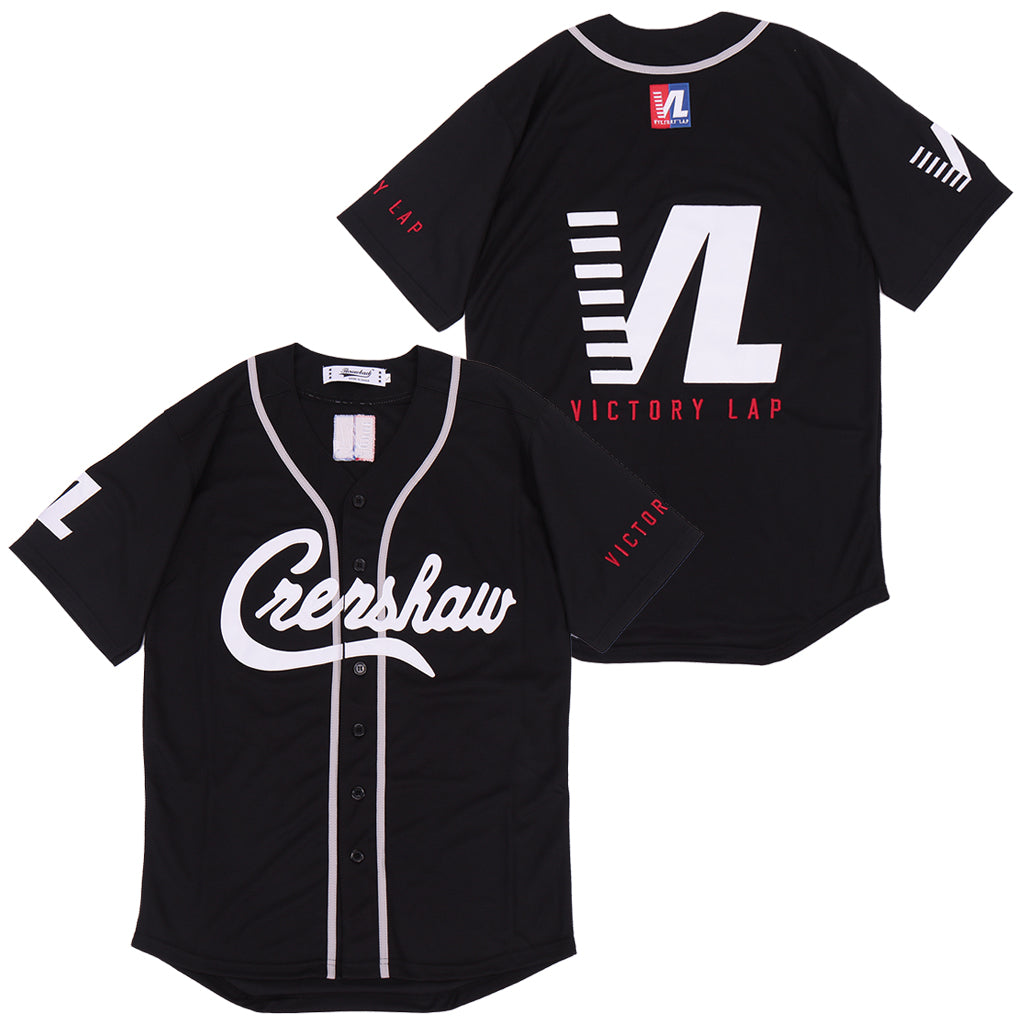 Nipsey Hussle 33 Crenshaw White and Black Baseball Jersey — BORIZ