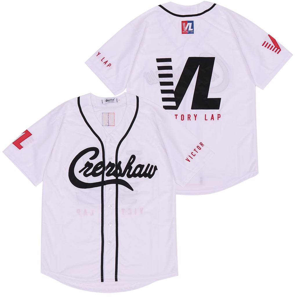Crenshaw Victory Lap Nipsey Hussle Pinstriped Baseball Jersey for Sale in  Long Beach, CA - OfferUp