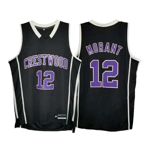 Ja Morant Crestwood Knights Purple Highschool Jersey