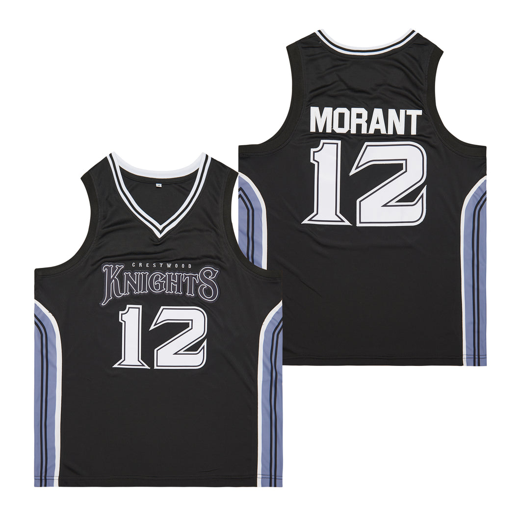 Ja Morant Crestwood Knights Black Highschool Jersey