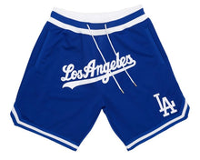 Load image into Gallery viewer, Blue Los Angeles Dodgers Just Don shorts
